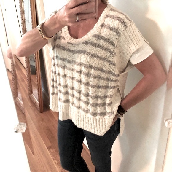 Free People Wide Rib Striped Top - Picture 10 of 12